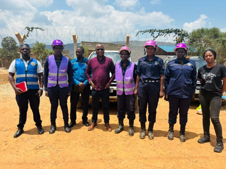 Field visit by CEO AIGP(Rtd) Asan Kasingye in the field to assess performance under Kagera Security